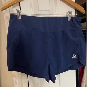 Navy Rebok Athletic Shorts